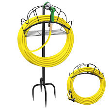 Soporte Pesado de Metal para Manguera de Jardín