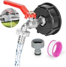 Grifo de Latón 1/2'' para Depósito de Agua 1000 Litros
