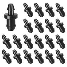 AIEX 100 Piezas Tapones de Riego por Goteo 6mm