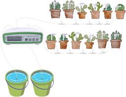 Riego Automático TICFOX: Bomba Doble para Plantas en Macetas