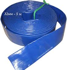 Suinga - Manguera Plana 32mm x 5m para Descarga de Agua