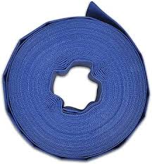 Manguera Plana de Agua 25 m - Poliéster y PVC Azul