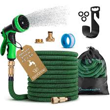 Manguera Extensible 15m HOMEPROTEK con Pistola para Jardín