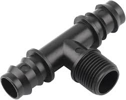 Conector en T para Riego Eficiente - 20 mm x 1/2''