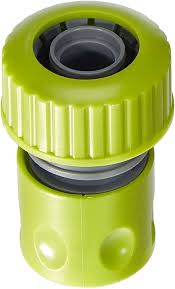 Conector Rápido para Manguera de Jardín 3/4"" - Adaptador Verde