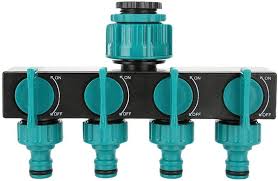 Distribuidor de Agua 4 Vías para Jardín