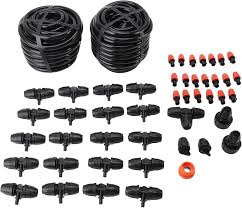 Kit de Riego por Goteo 20m con Conector Rápido para Jardín