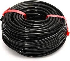 Manguera de Riego por Goteo de 1/4" - 160 pies de PVC Negro