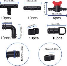 Kit de Riego VooGenzek: 54 Accesorios para Tubos de 16 mm