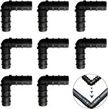 Conectores en L HuaJiao para Manguera de 16 mm - Pack de 8