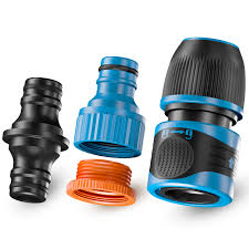 Juego de 3 Conectores para Mangueras - Accesorios de Riego