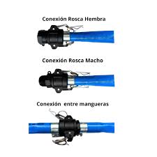 Manguera Plana 6 Bares con Acoples Camlock PP