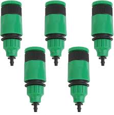 5 Adaptadores de Manguera para Riego por Goteo