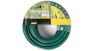 Manguera de Jardín Reforzada 15m 1/2"" - Riego 3 Capas