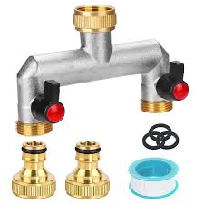 Distribuidor de Agua 2 Vías para Grifo y Manguera