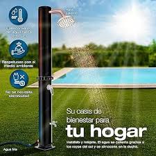 Ducha Solar de Jardín 35L con Cubierta Protectora