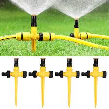 Set de Aspersores Automáticos 360° para Jardín - 4 Piezas